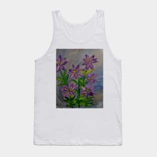 lillys growing wild in a field Tank Top